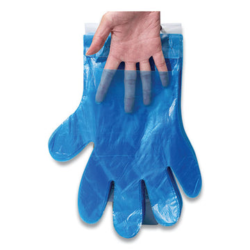 Inteplast Group Reddi-to-go Poly Gloves On Wicket, One Size, Clear, 8,000-carton freeshipping - TVN Wholesale